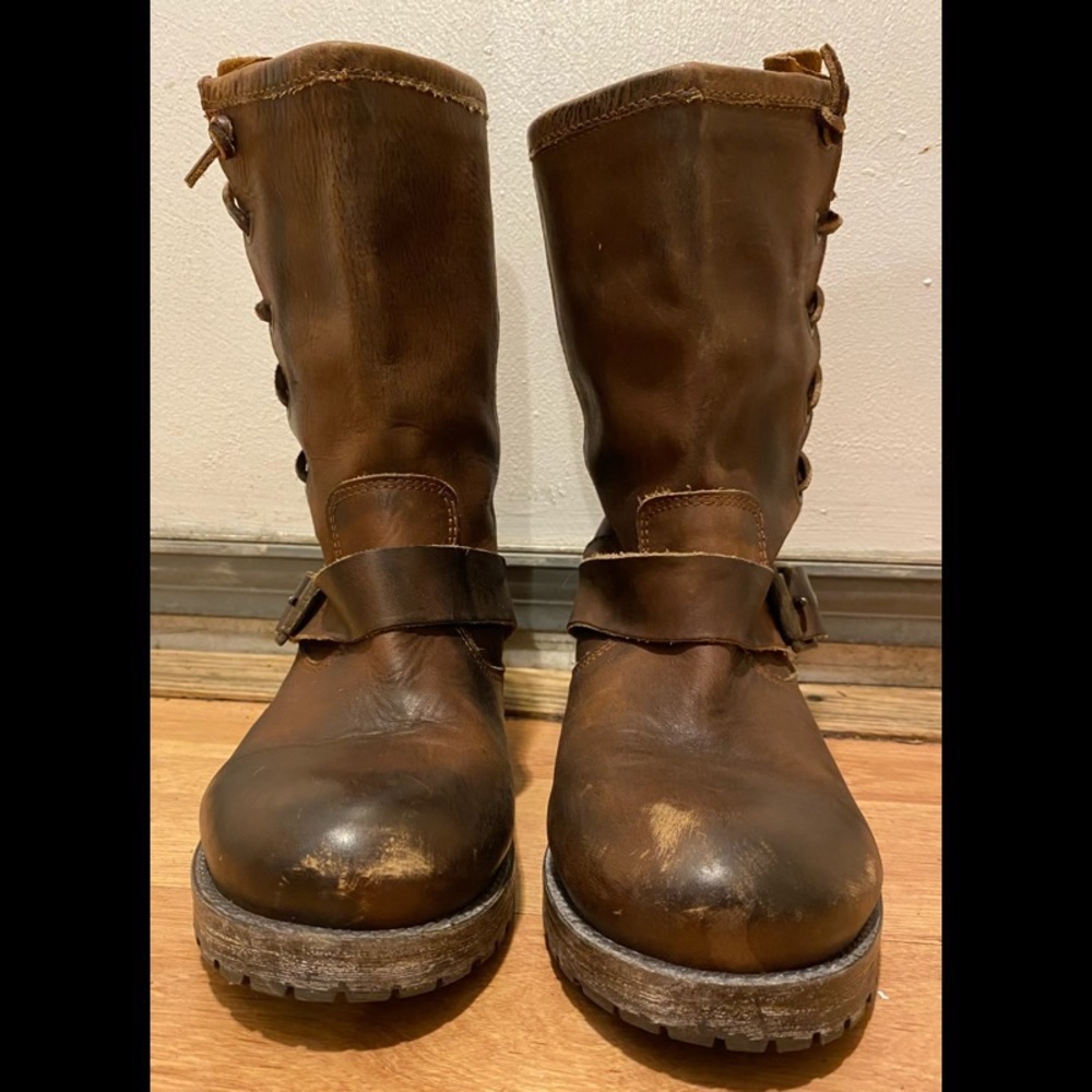 Leather  engineer Boots